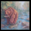 Bear Habitat 
Pastel, 2015