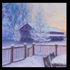 Daybreak in Winter
Pastel, 2021