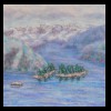 Snow in Desolation Sound
Pastel, 2020