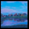 Fall Sunset 
Pastel, 2015 