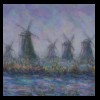  Misty Day in Kinderdijk
Pastel, 2017