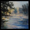 Maligne River, Canada
Pastel, 2012